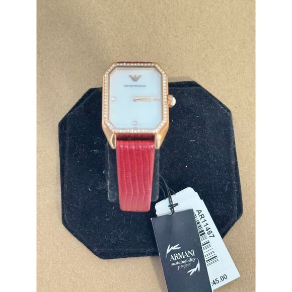 Emporio Armani AR11467 Gianni T-Bar Ladies Watch - Picture 2 of 5